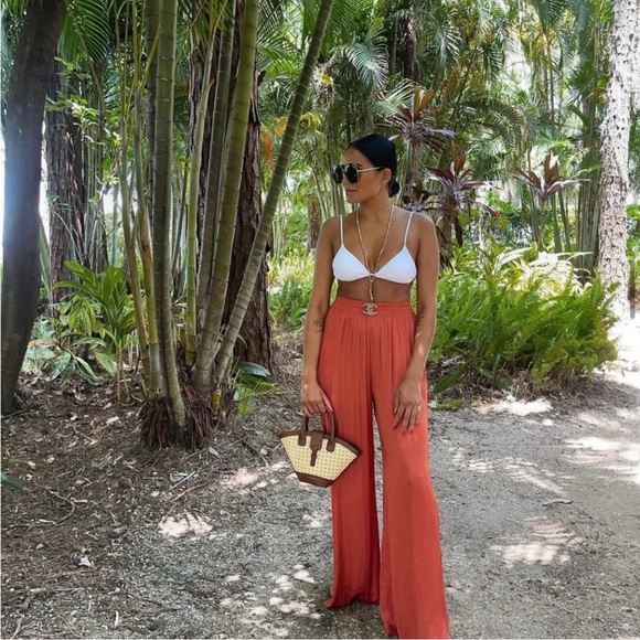 Zara WIDE-LEG FLOWING TROUSERS, size XS - Picture 3 of 6